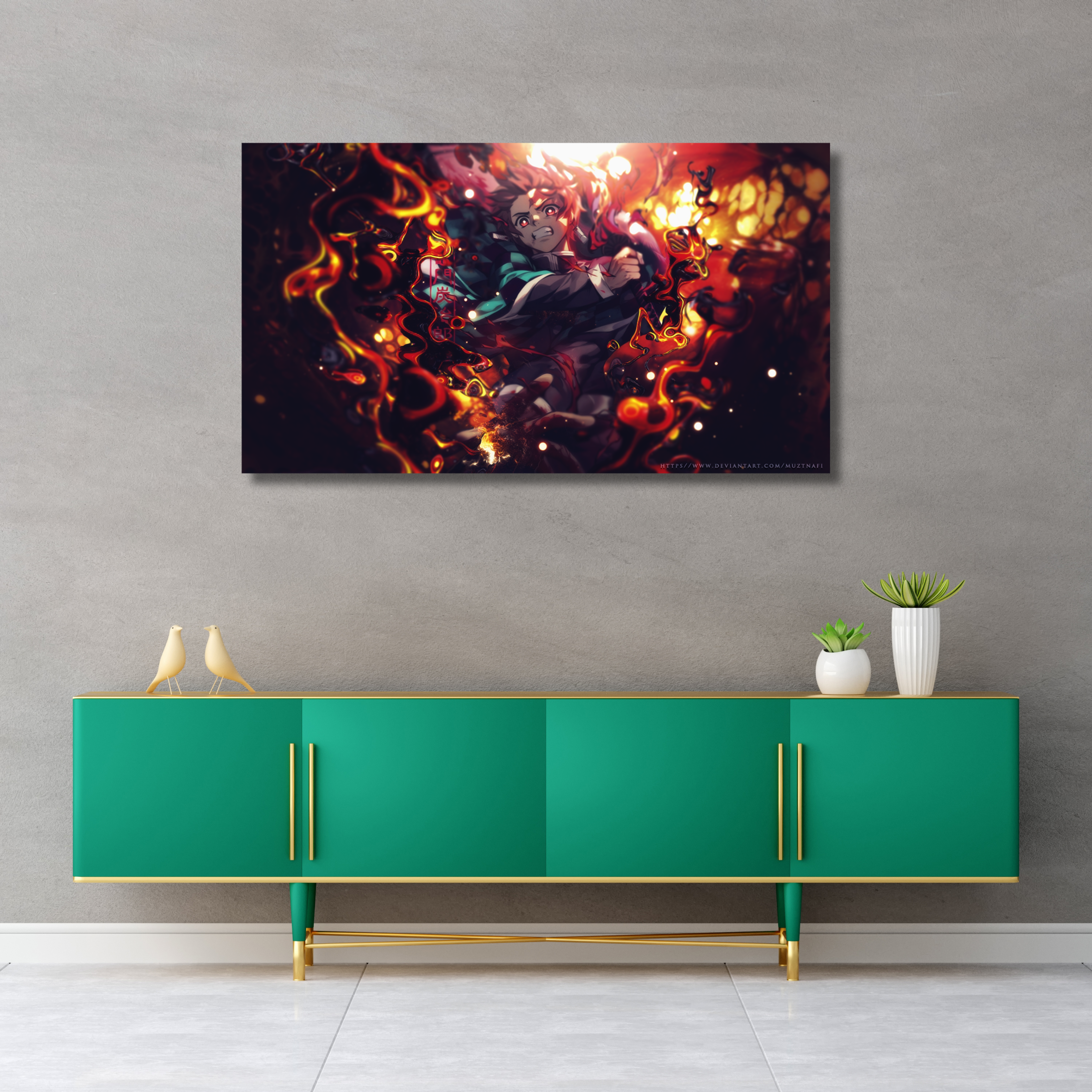 Kusico Anime Acrylic Print ( Anime Acrylic Wall Art )