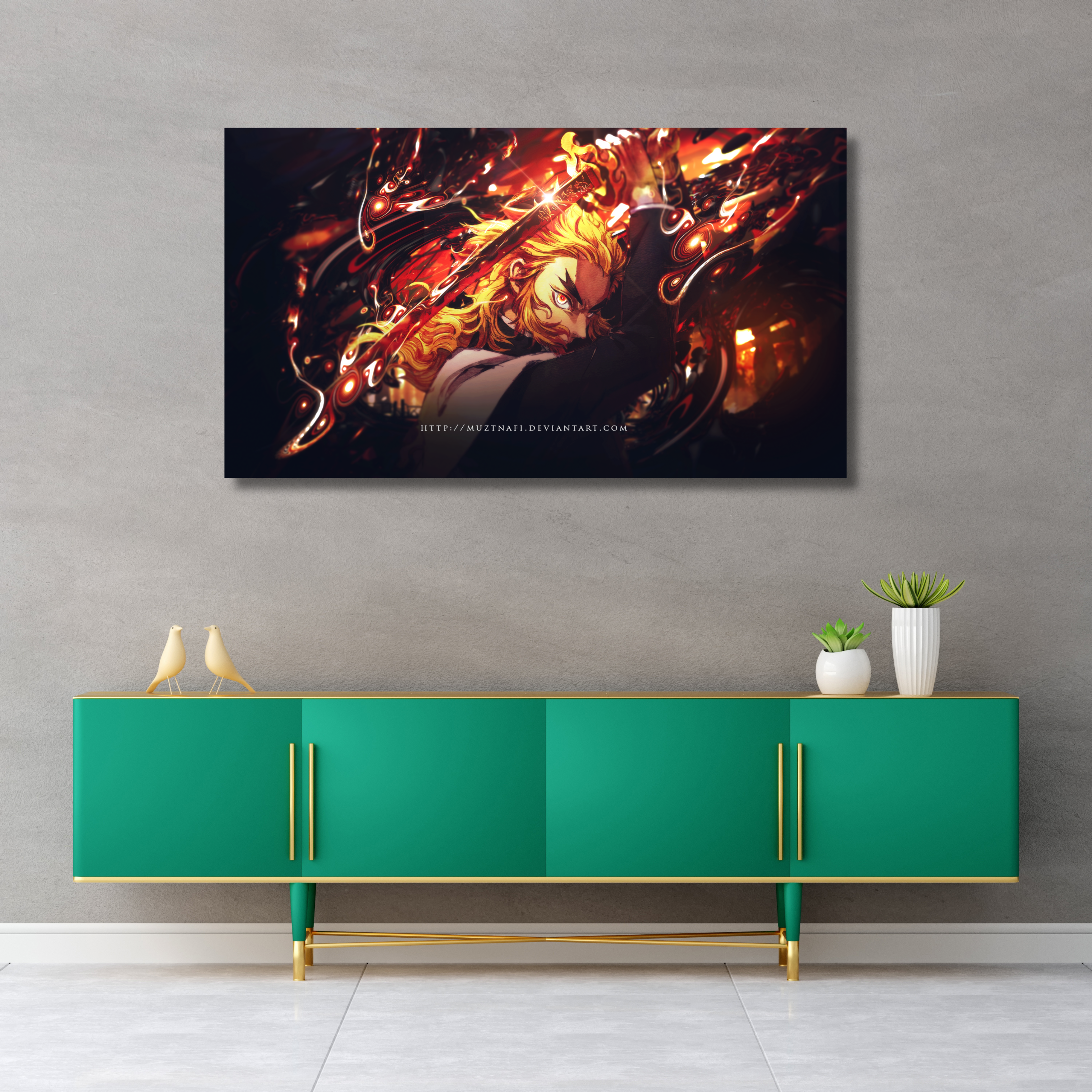 Kusico Anime Acrylic Print ( Anime Acrylic Wall Art )