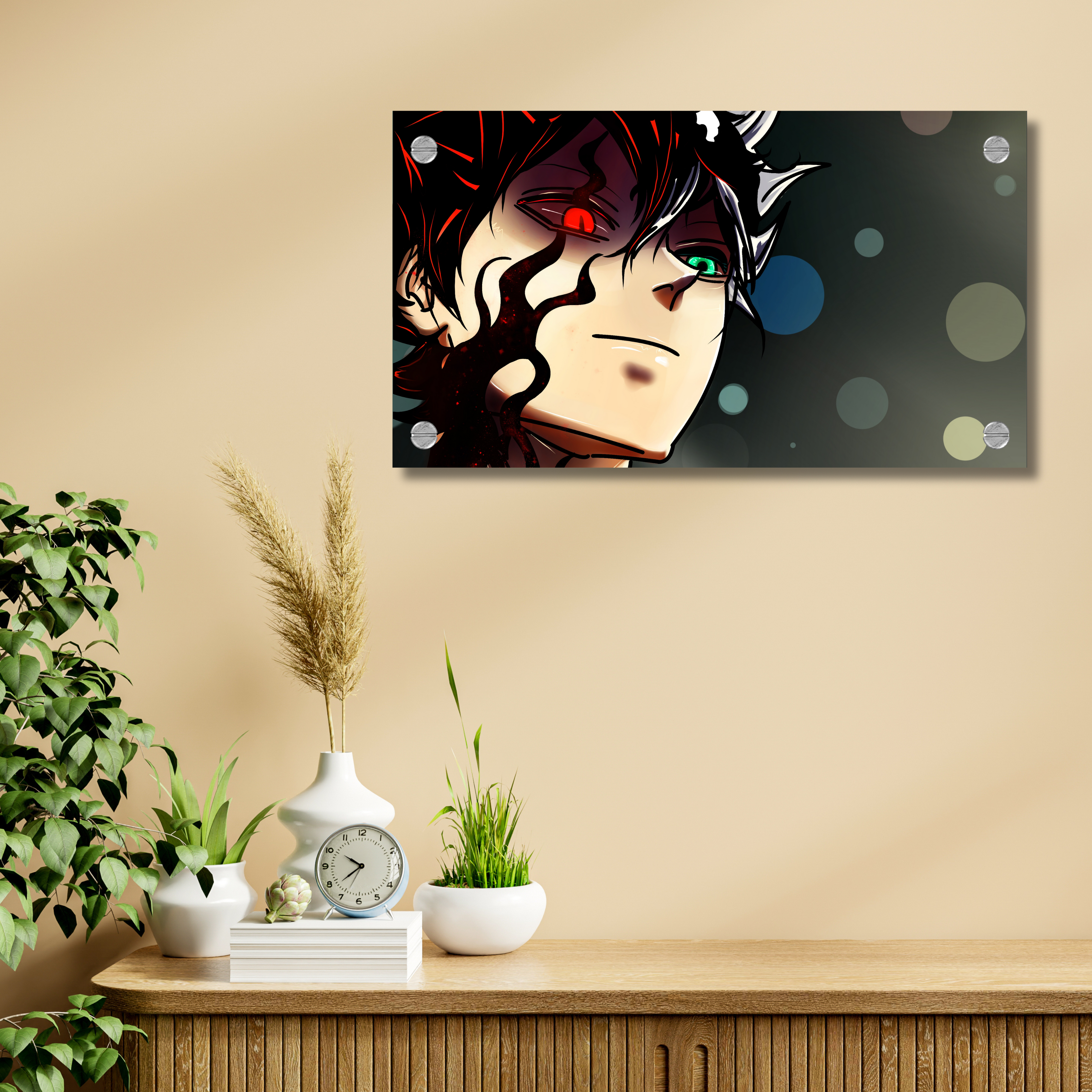 Kusico Anime Acrylic Wall Art ( Anime Wall Print )