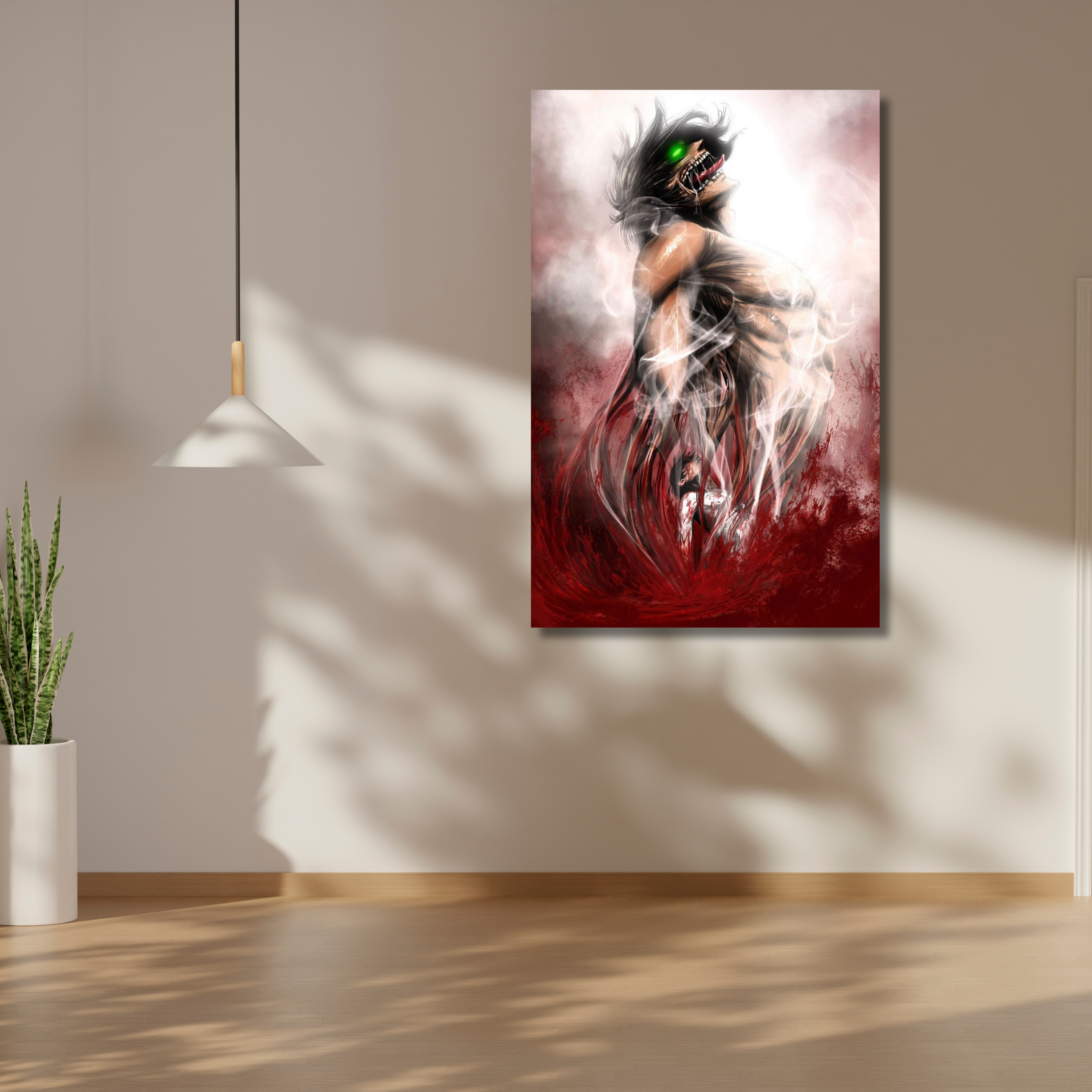 Kusico Anime Acrylic Print (Demon Slayer Acrylic Wall Poster)