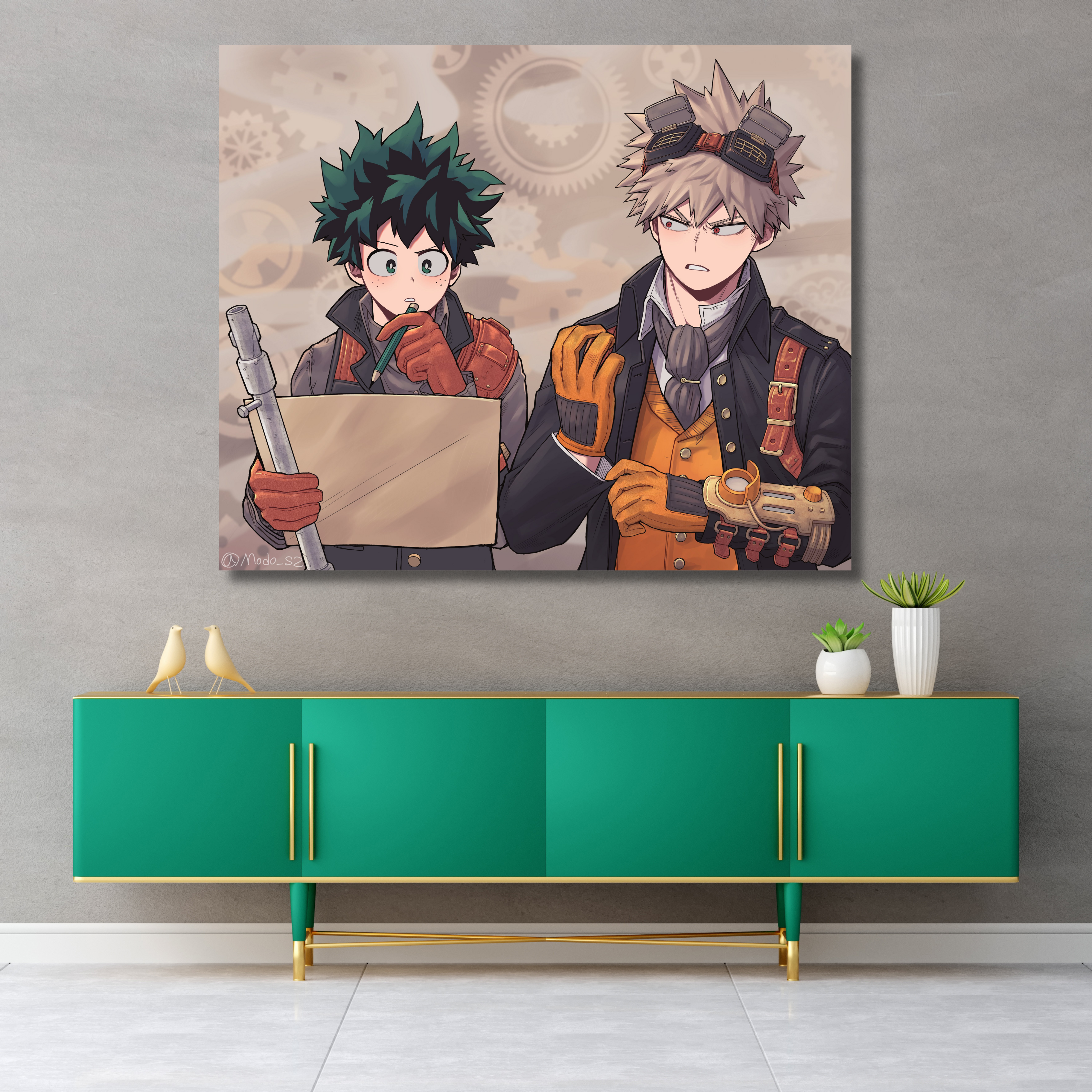 Kusico Anime Acrylic Print ( Anime Acrylic Wall Art )