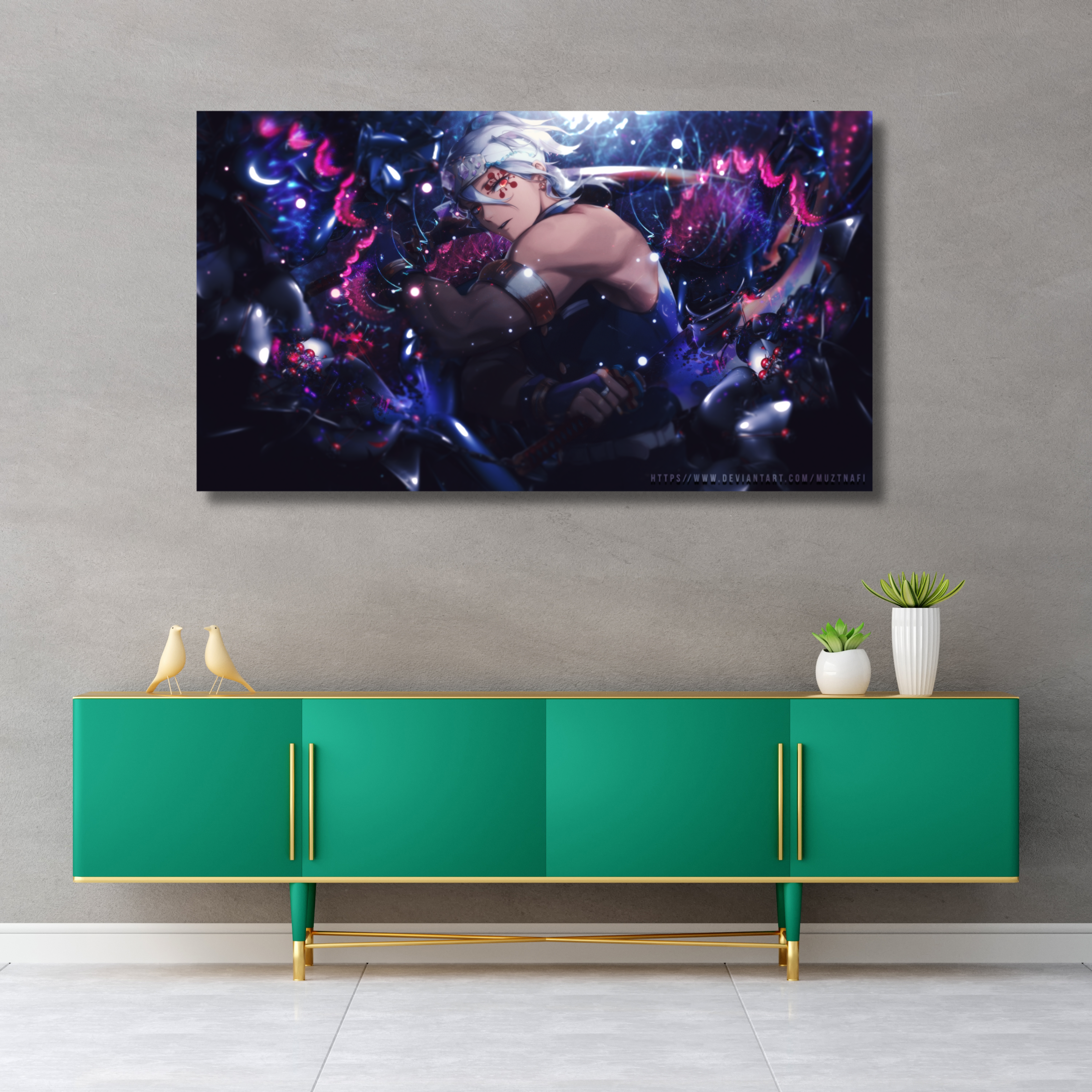 Kusico Anime Acrylic Print ( Naruto Anime Acrylic Wall Art )