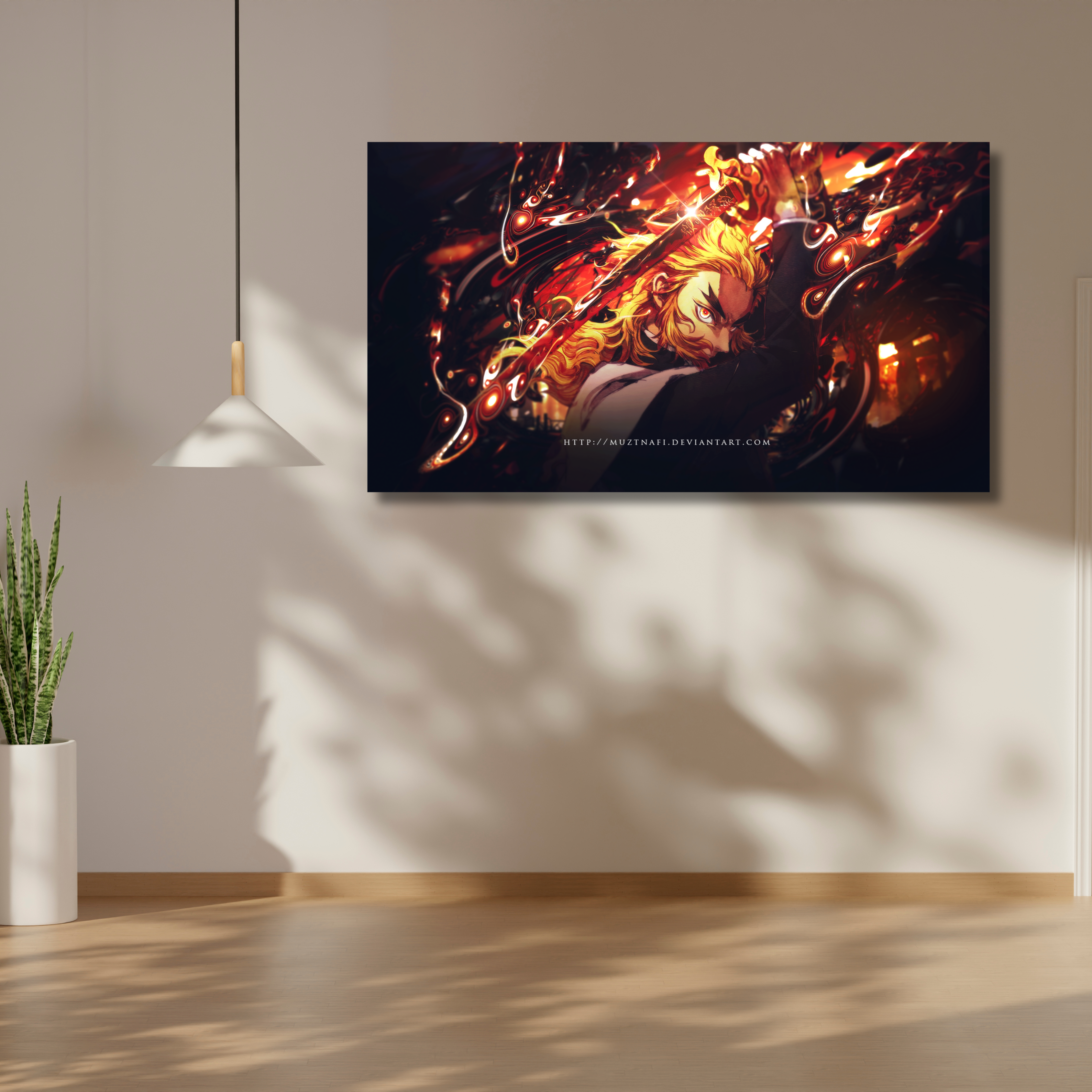 Kusico Anime Acrylic Print ( Anime Acrylic Wall Art )