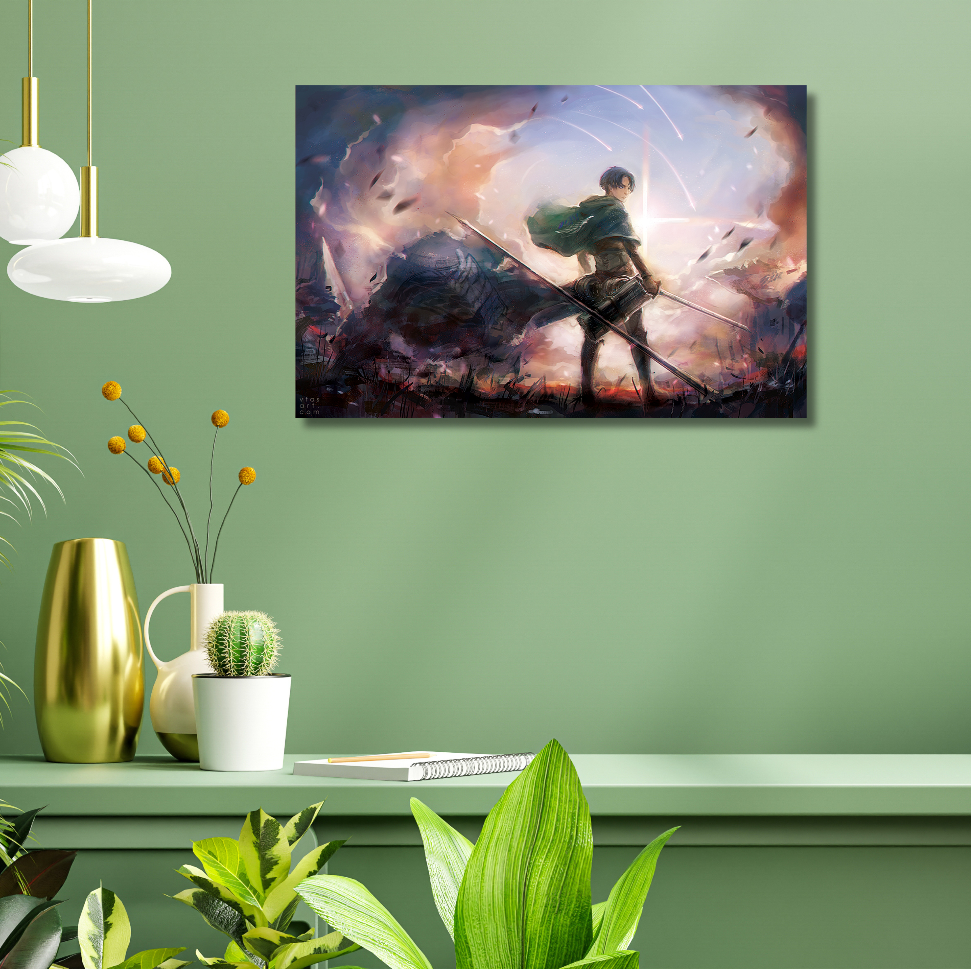 Kusico Anime Acrylic Print ( Acrylic Anime Wall Art )
