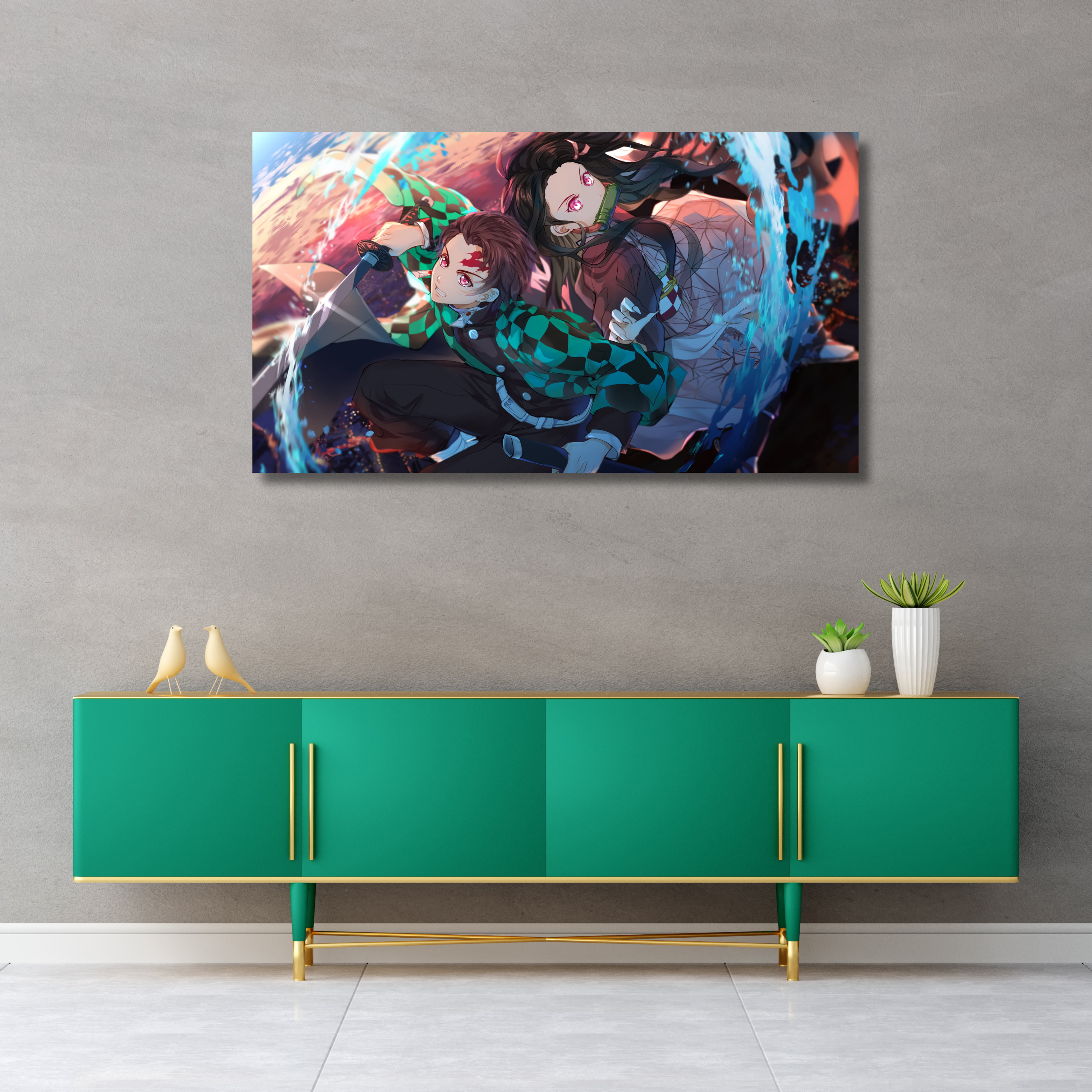 Kusico Anime Acrylic Print ( Anime Acrylic Wall Art )