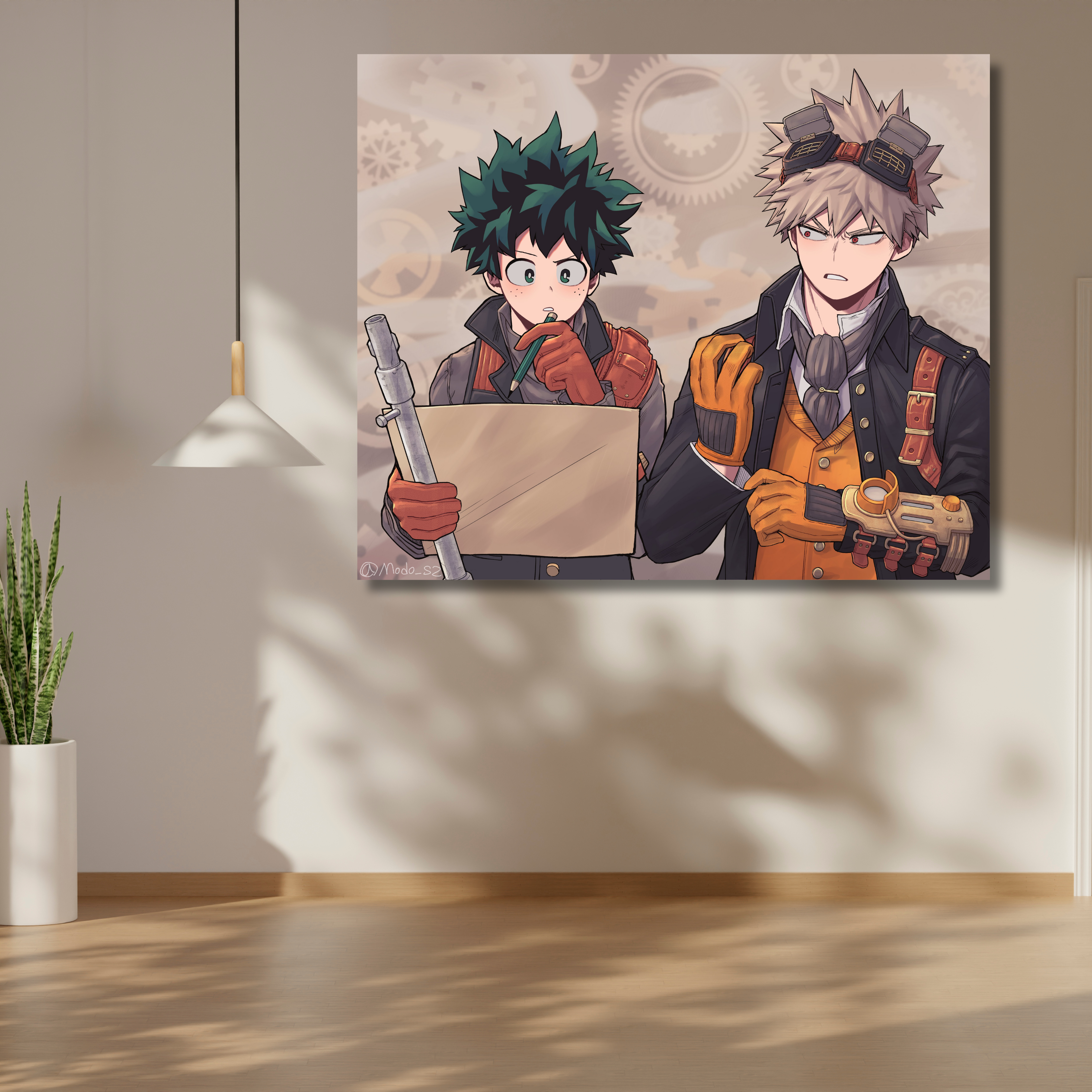 Kusico Anime Acrylic Print ( Anime Acrylic Wall Art )