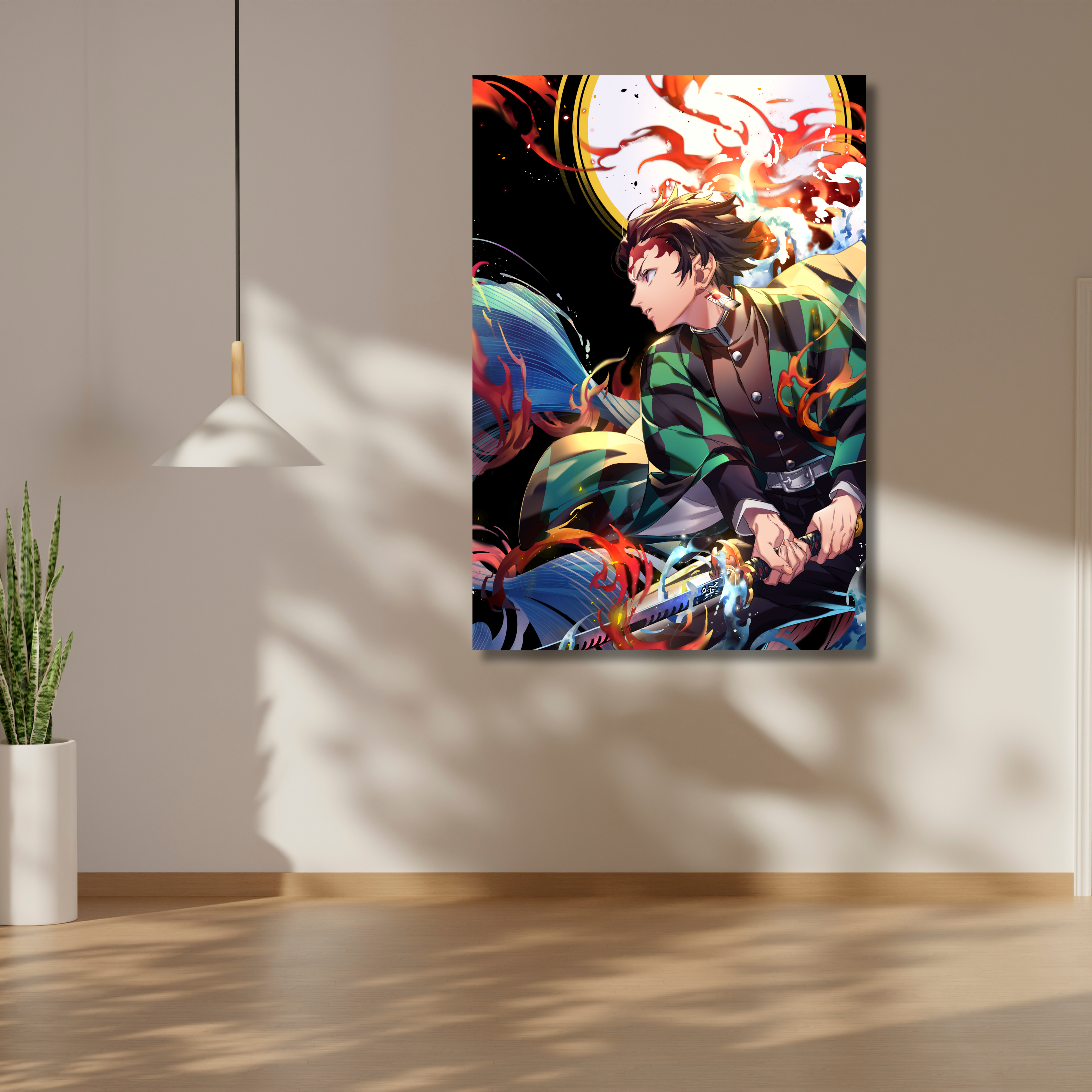 Kusico Anime Acrylic Print (  Demon Slayer Anime Wall Acrylic Print  )