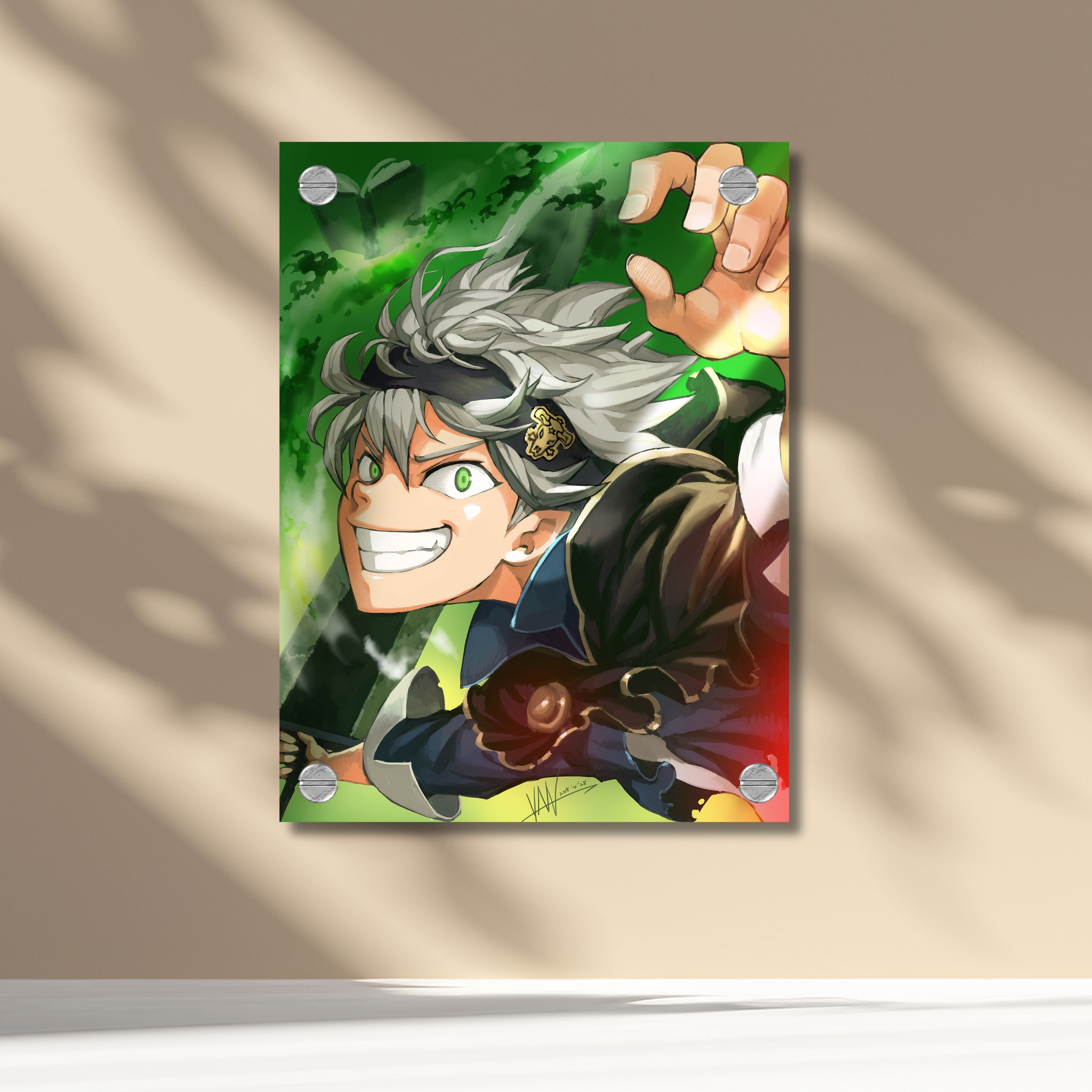 Kusico Anime Acrylic Print ( Demon Slayer Print )