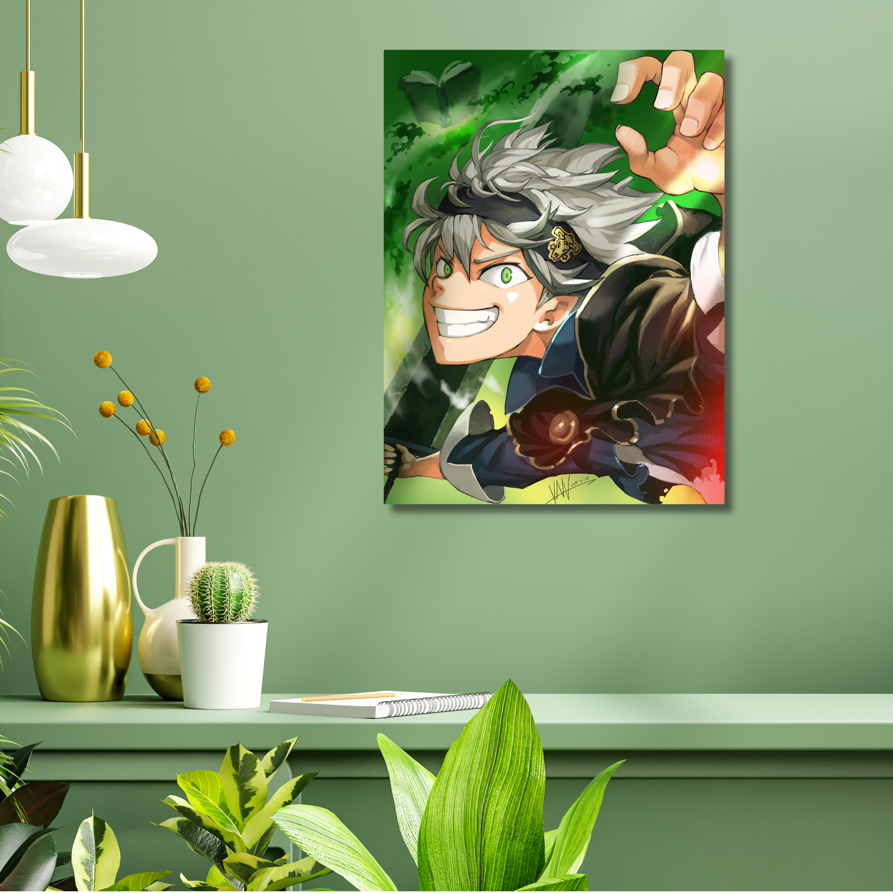 Kusico Anime Acrylic Print ( Demon Slayer Print )
