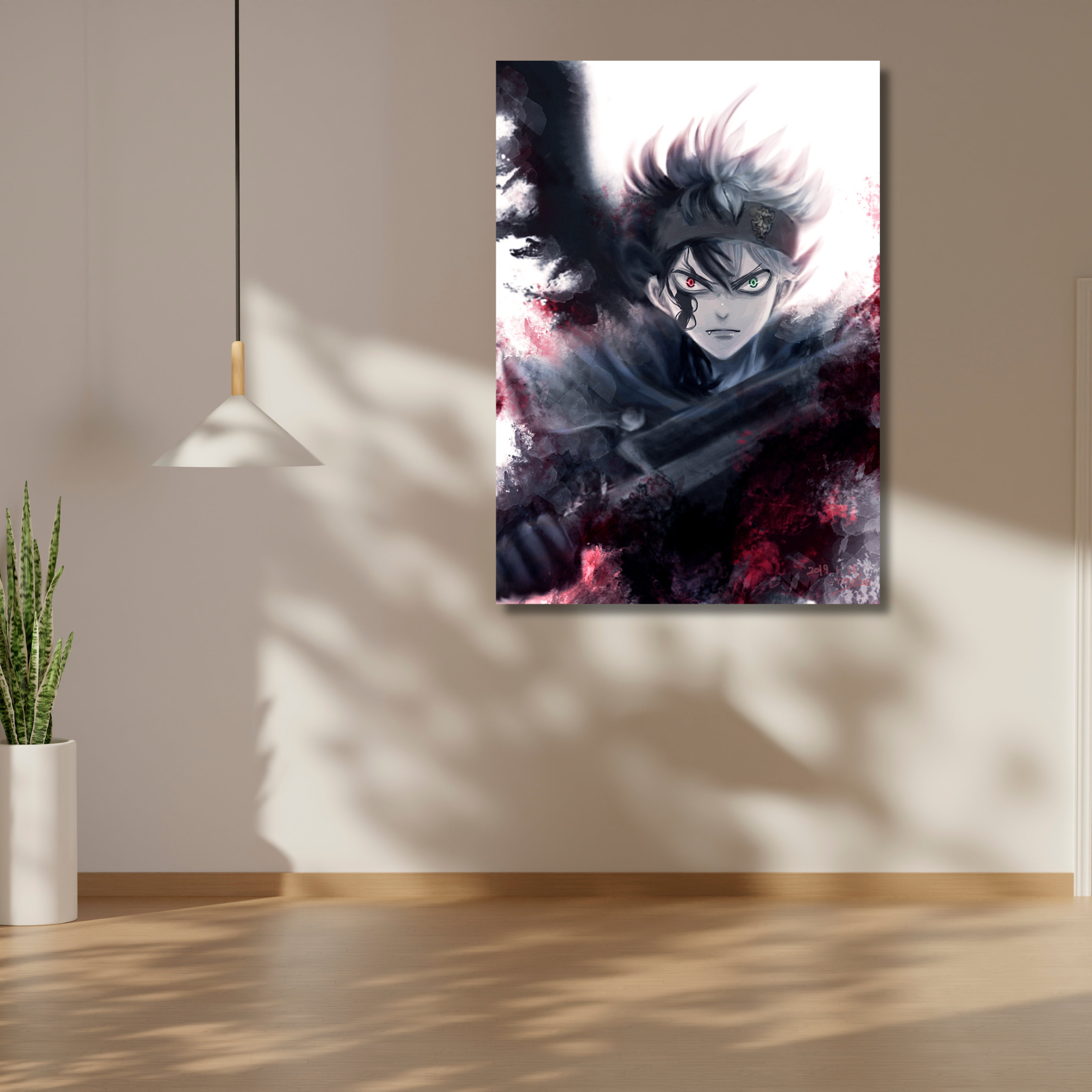 Kusico Anime Acrylic Print ( Demon slayer Anime wall Art )