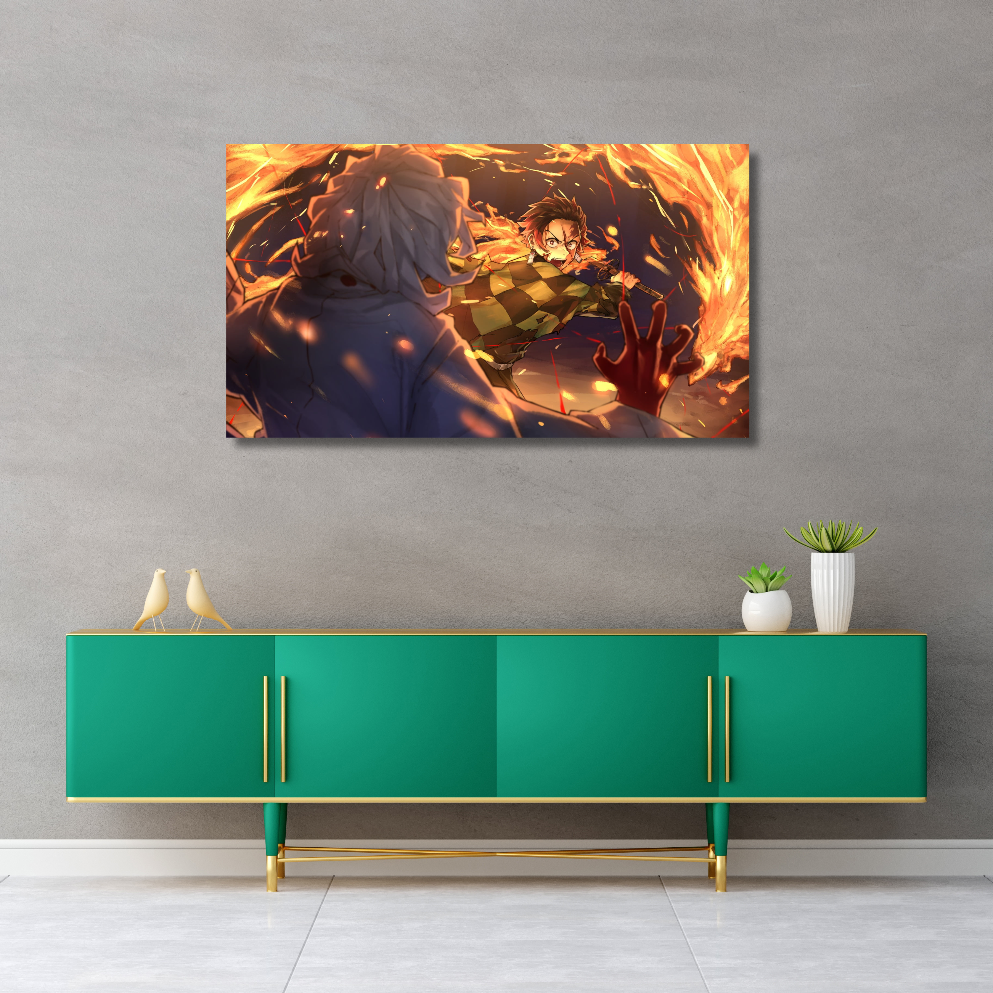 Kusico Anime Acrylic Print ( Anime Acrylic Wall Art )
