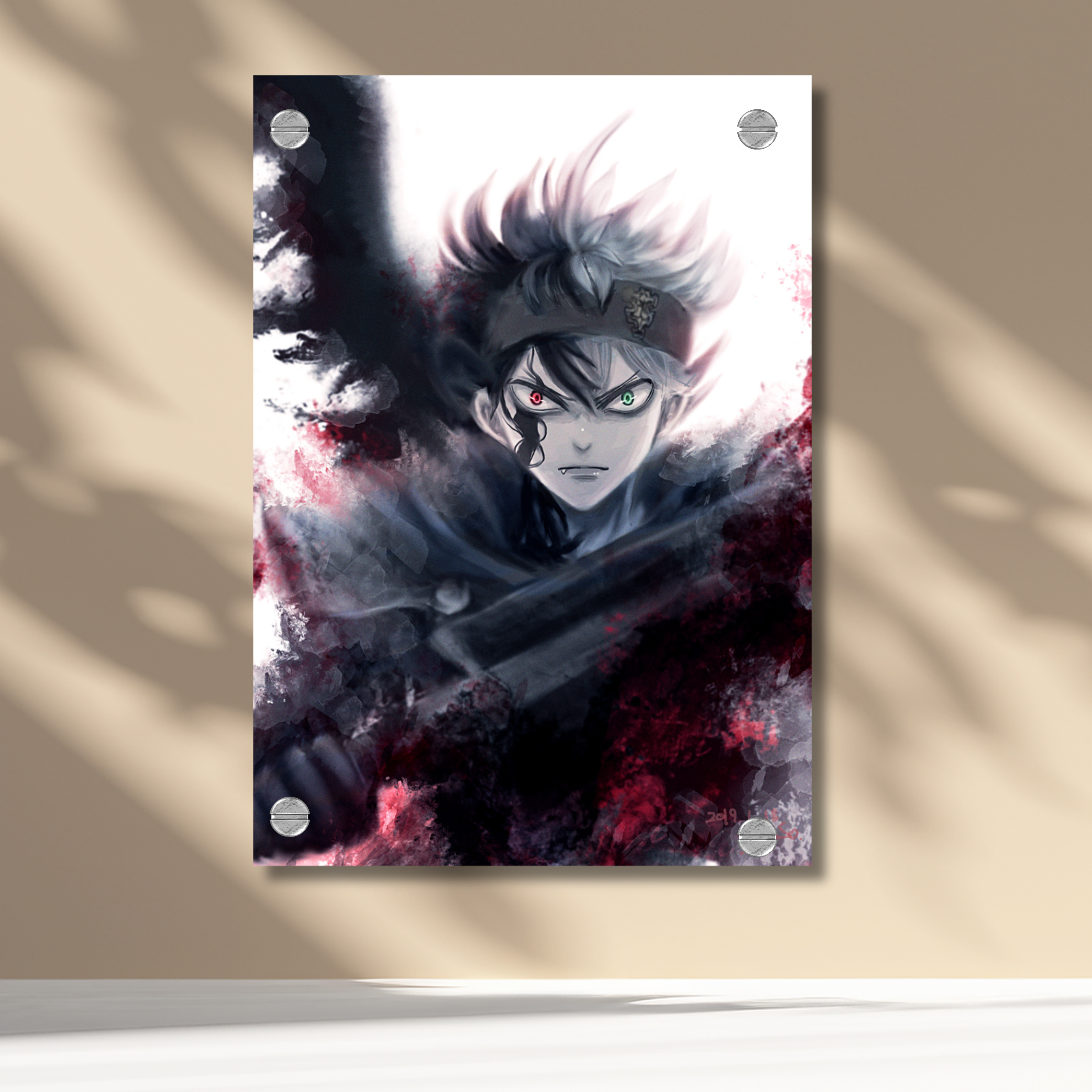 Kusico Anime Acrylic Print ( Demon slayer Anime wall Art )