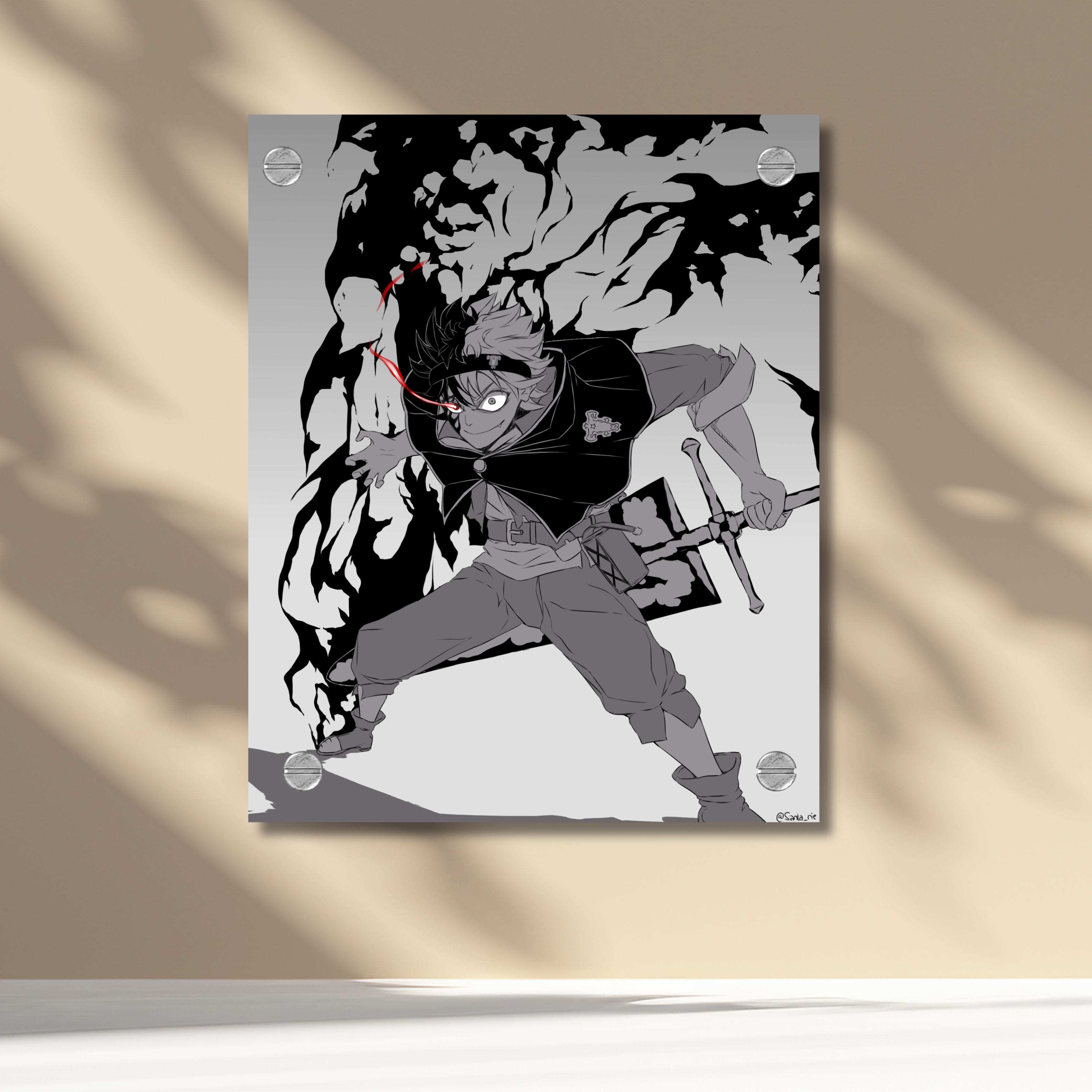 Anime Acrylic Print ( Demon Slayer wall Acrylic Print )