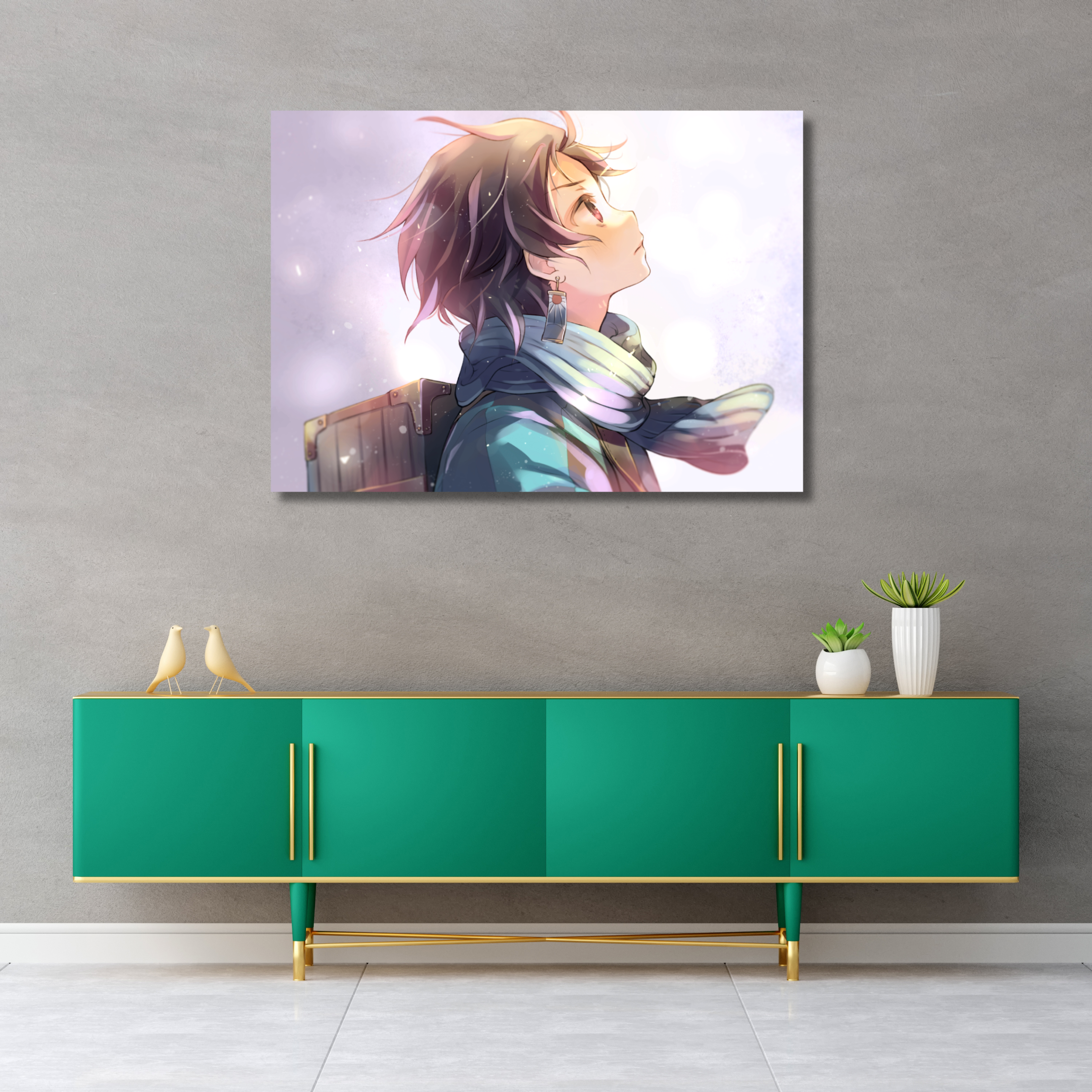 Kusico Anime Acrylic Print ( Anime Acrylic Wall Art )