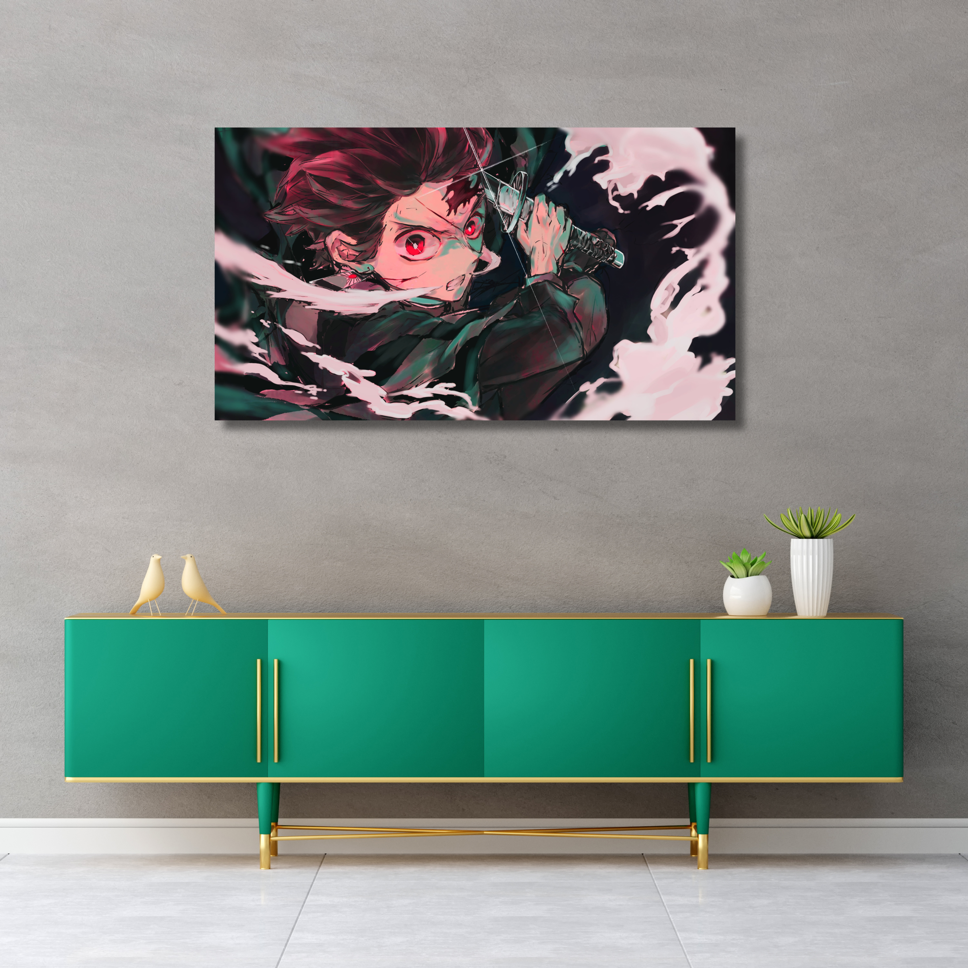 Kusico Anime Acrylic Print ( Anime Acrylic Wall Art )