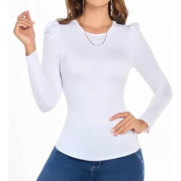 Blusa Manga Larga Tejido de Punto Colores Varios, Prenda Elegante para Mujer