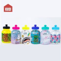 Botella Infantil Push 600 ML Diseños Variados en Polipropileno Libre de BPA