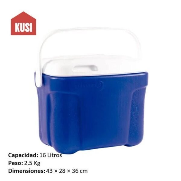 Caja de Aislamiento para Alimentos, Nevera Congelador Portatil de ABS Color Azul