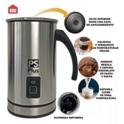 Chocolatera Espumador Automático 500 ML de Acero Inoxidable