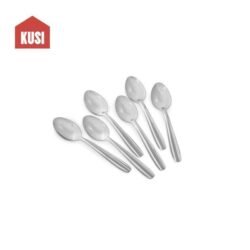 Juego de Cucharas para Postre 6 Piezas en Acero Inoxidable