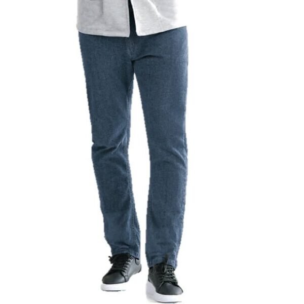 Jean Casual Recto para Hombre Pantalón de Mezclilla de Algodón y Denim de Algodón Color Azul