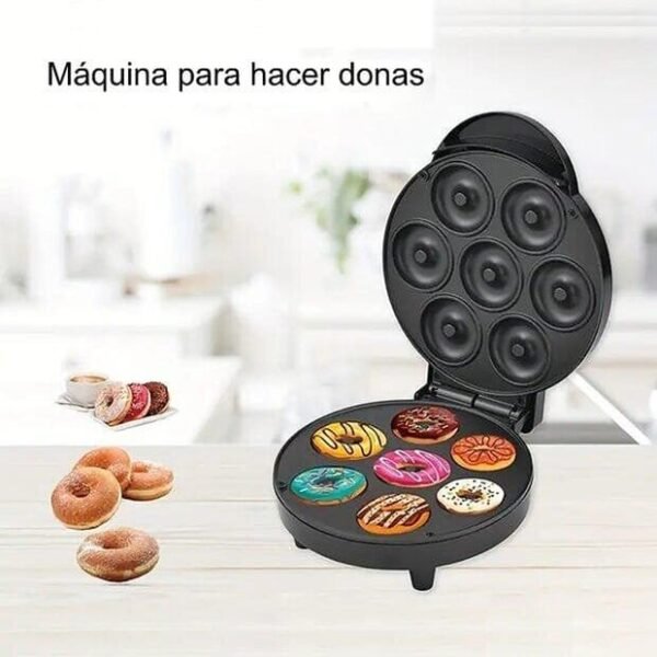 Máquina Eléctrica de Rosquillas y Donuts Calefacción de Doble Cara para Donas y Waffles de 110V-220V de Aluminio