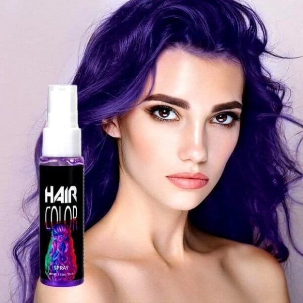 Spray Temporal para Teñir el Cabello Teñido Suave sin Blanqueamiento, Colores Varios