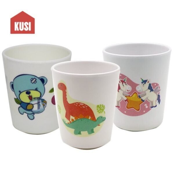 Vaso con Diseños Infantil 8 cm de Melanina Color Blanco